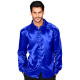 CHEMISE DISCO ANNEES 70 BLEU S