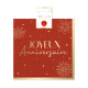 10 SERVIETTES PARTY ROUGE