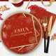 10 SERVIETTES PARTY ROUGE