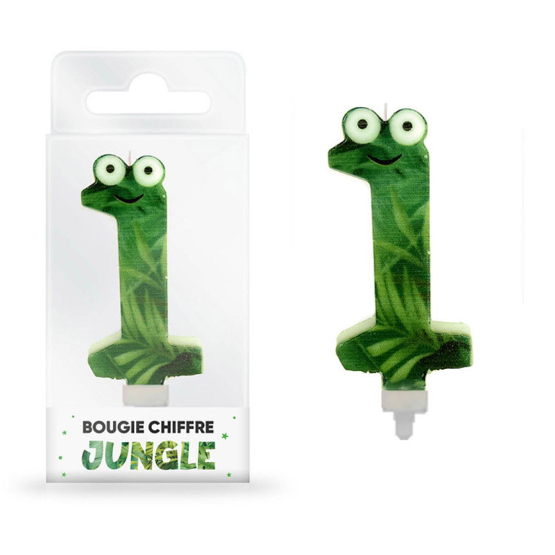 BOUGIE JUNGLE CHIFFRE 1