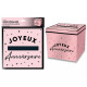 URNE JOYEUX ANNIVERSAIRE ROSE