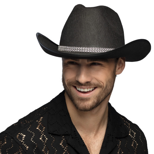 CHAPEAU COWBOY DAISY NOIR