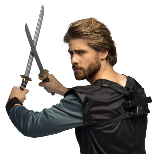 SET 2 ÉPÉES NINJA AVEC ÉTUI