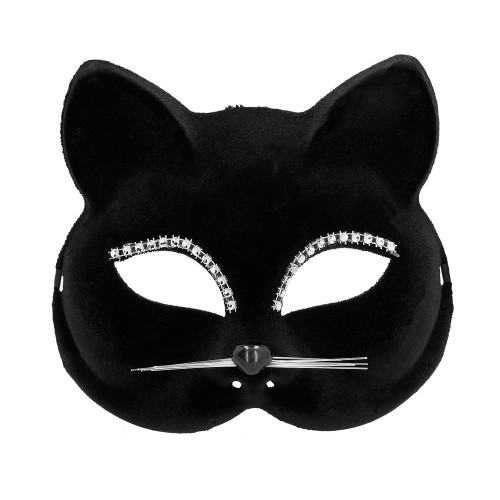 DEMI-MASQUE CHAT NOIR