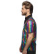 CHEMISE DISCO ARC EN CIEL L