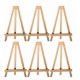 SET 6 CHEVALETS BOIS 8CMX4.5CM