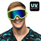 LUNETTES DE SKI PARTY VERT FLUO