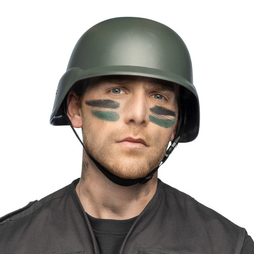 CASQUE TACTIQUE VERT (RÉGLABLE)