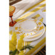 6 ASSIETTES PM MIX&MATCH JAUNE