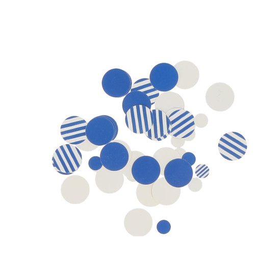 50 CONFETTIS MIX&MATCH BLEU
