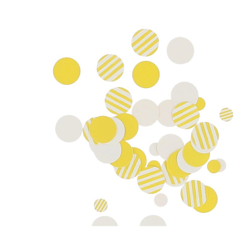 50 CONFETTIS MIX&MATCH JAUNE
