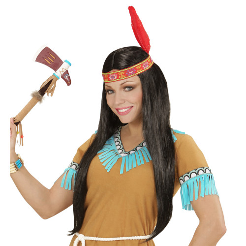 PERRUQUE INDIENNE AVEC BANDEAU