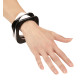 SET DE 4 BRACELETS DISCO NOIR