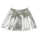 MINI JUPE ARGENT BRILLANT M/L
