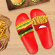 CLAQUETTES DUO BURGER/FRITE