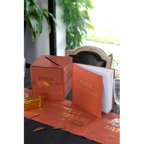 LIVRE D OR STAR JOUR TERRACOTTA