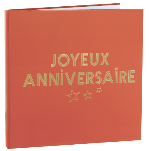 LIVRE D OR STAR JOUR TERRACOTTA