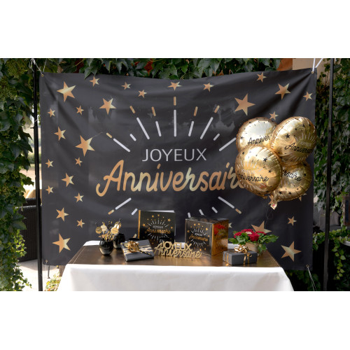 TOILE DE FOND ANNIVERSAIRE ETINCELANT