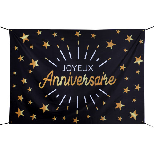 TOILE DE FOND ANNIVERSAIRE ETINCELANT