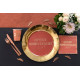 10 ASSIETTES STAR DU JOUR TERRACOTTA
