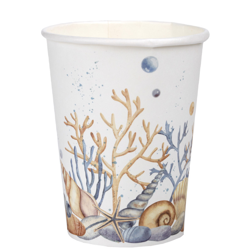 10 GOBELETS COQUILLAGE