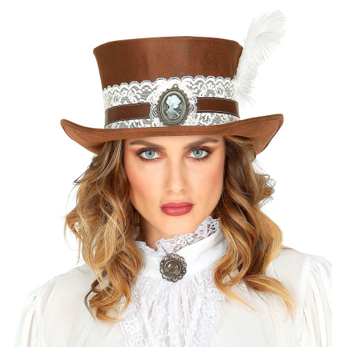CHAPEAU HAUT DE FORME STEAMPUNK