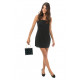 SAC VELOURS NOIR ET SEQUINS NOIR