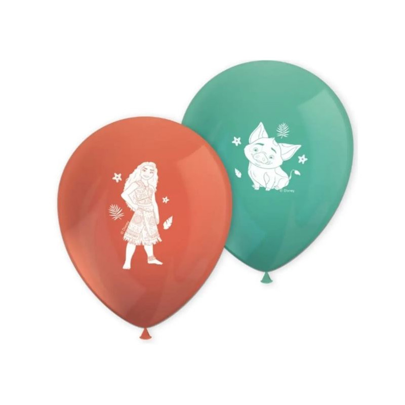 8 BALLONS VAIANA