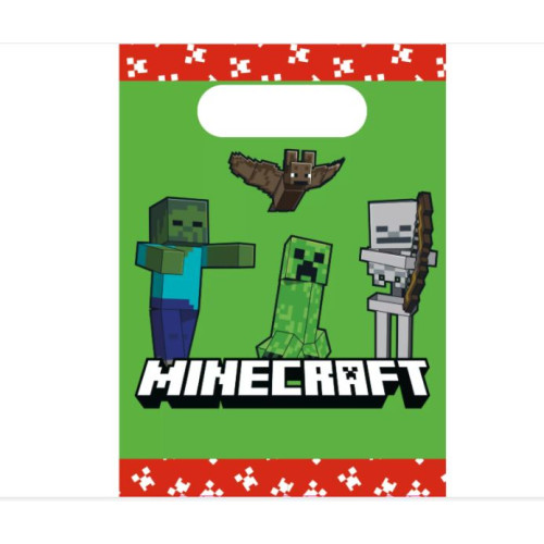 4 SACS CADEAUX MINECRAFT