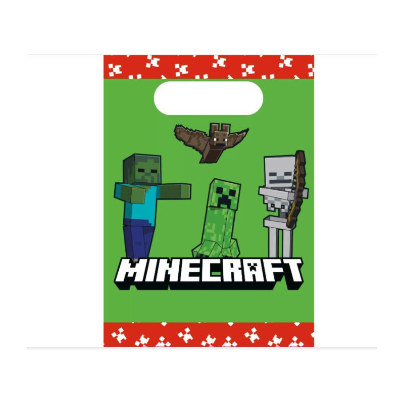4 SACS CADEAUX MINECRAFT