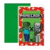 6 CARTE INVIT+ENV MINECRAFT