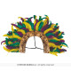 COIFFE PLUMES MULTICOLORES