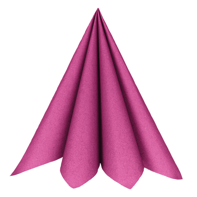 20 SERVIETTES RAINBOW FUCHSIA