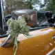 KIT DECO VOITURE VERT DE GRIS