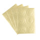 24 STICKERS EFFET CACHET DE CIRE OR