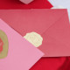 24 STICKERS EFFET CACHET DE CIRE OR