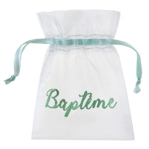 6 SACHETS BAPTÊME MINT