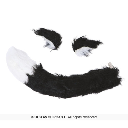 SET CHAT NOIR ET BLANC