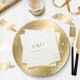 PACK 10 SERVIETTES DORE