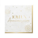 PACK 10 SERVIETTES DORE