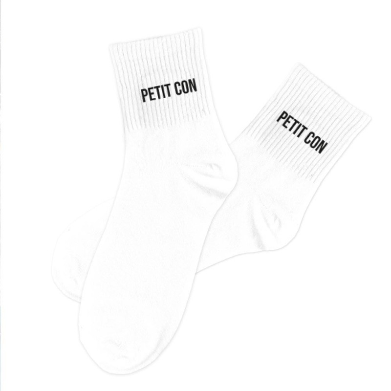 CHAUSSETTES BLANCHES PTIT CON HOMME