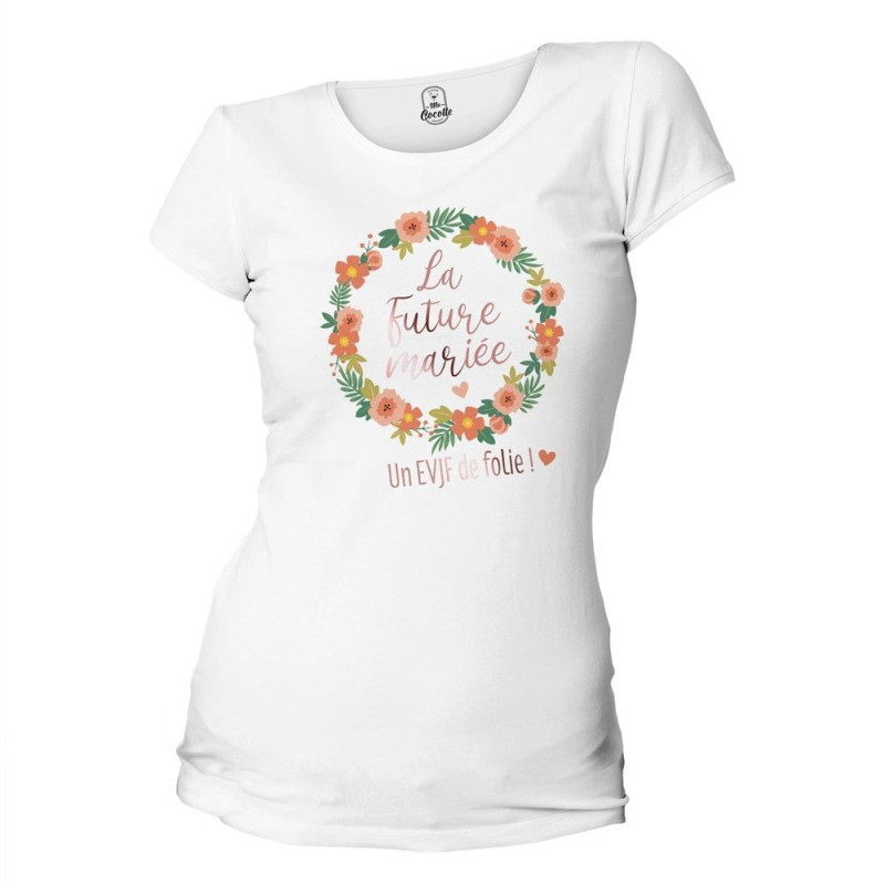 T SHIRT "FUTURE MARIEE" TAILLE UNIQUE