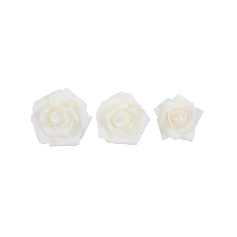 ASSORTIMENT ROSES BLANC X9