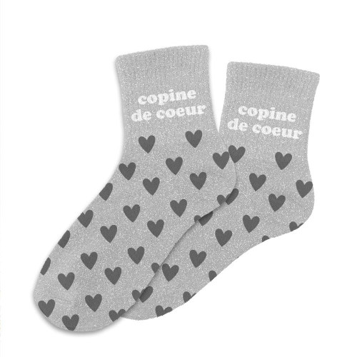 CHAUSSETTES PAILLETTES COPINE DE COEUR