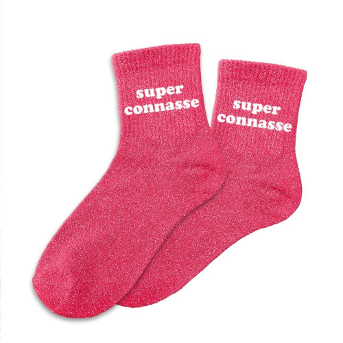 CHAUSSETTES PAILLETTES SUPER CONNASSE
