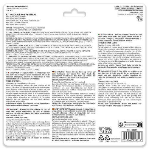 KIT MAQUILLAGE FESTIVAL