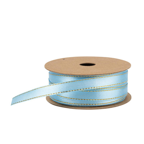 RUBAN TRADITIONNEL SATIN BLEU