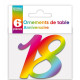 ORNEMENT DE TABLE 18 ANS