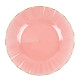 6 ASSIETTES PM PLAST.ROSE/OR