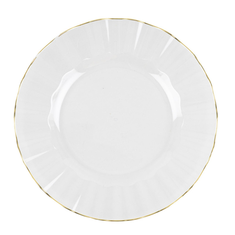 6 ASSIETTES PM PLAST.TRANSPARENT OR